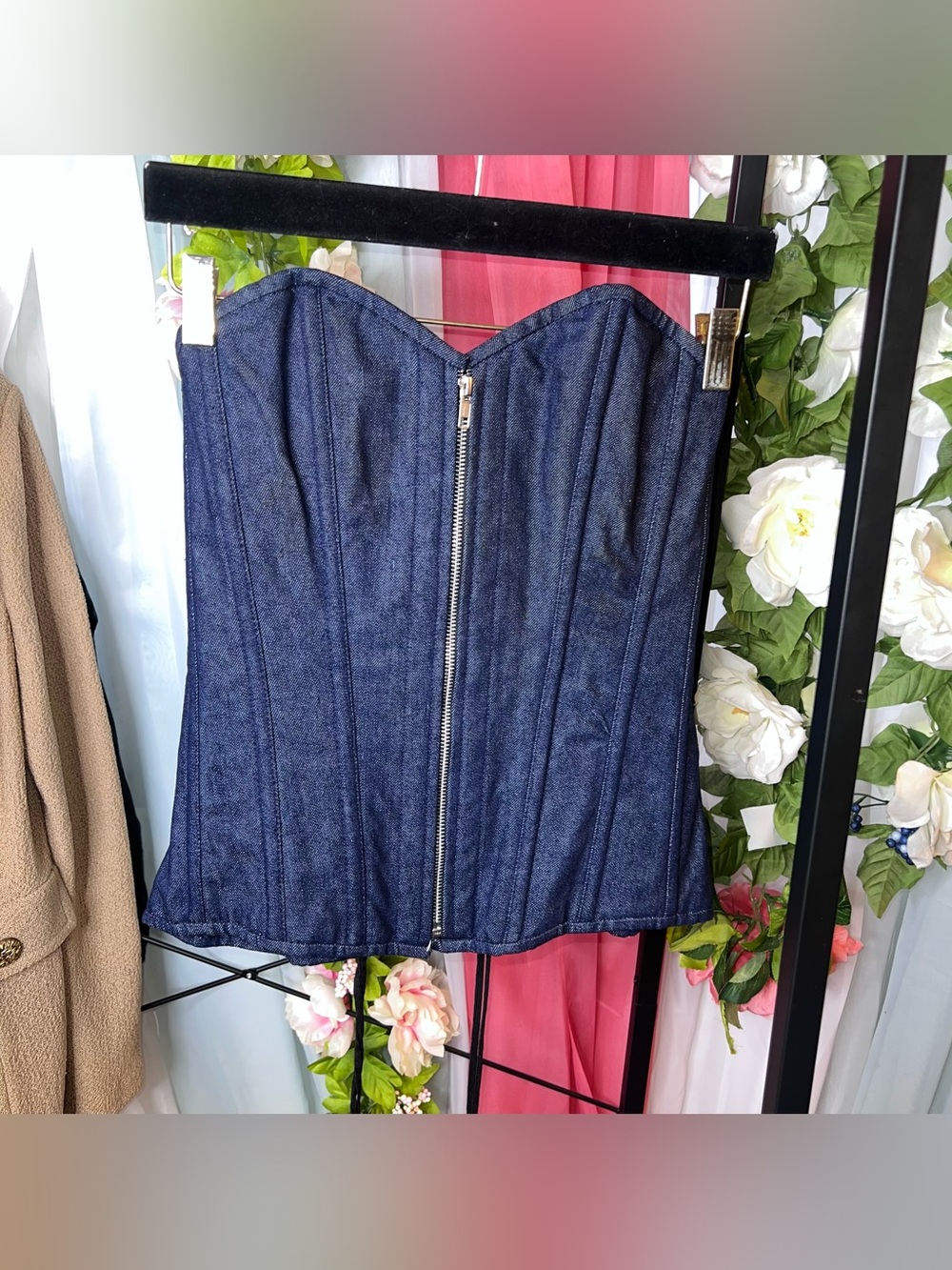 Denim Corset